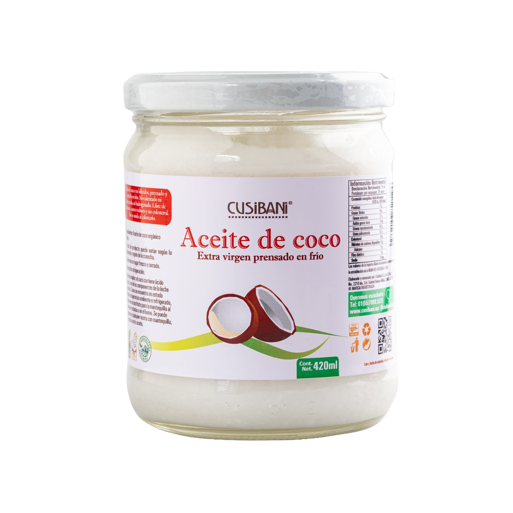 Aceite de Coco Cusibani 420ml